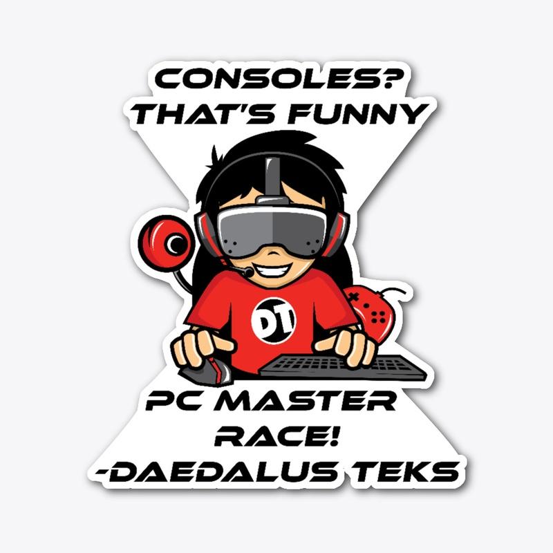 PCMR Daedalus Guy with VR Set BLK Text